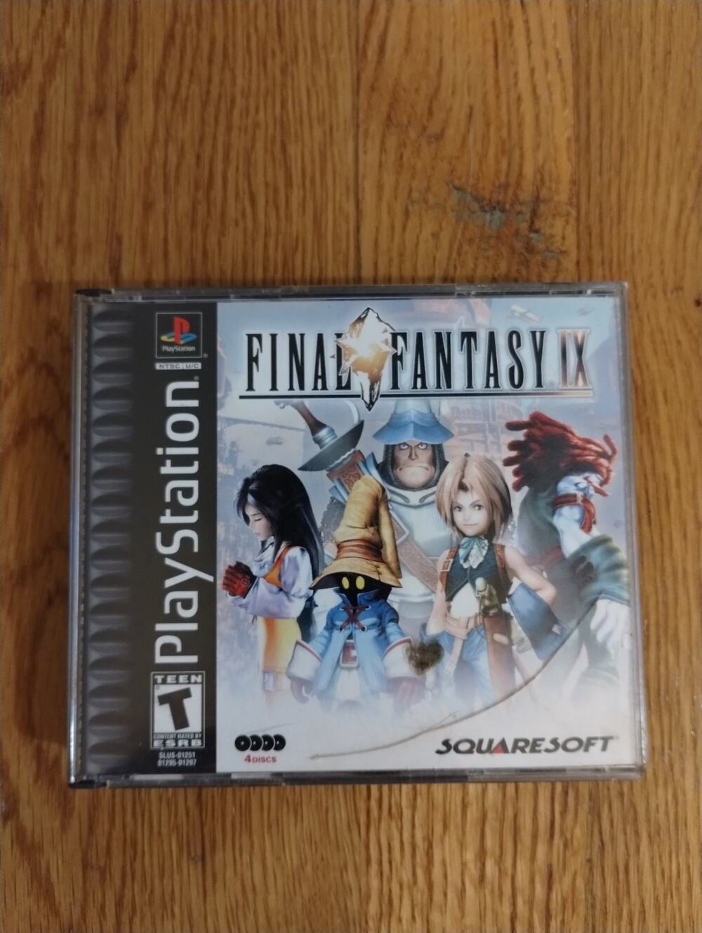 Final Fantasy IX PlayStation 1 PS1 Black Label Complete CIB Final Fantasy 9